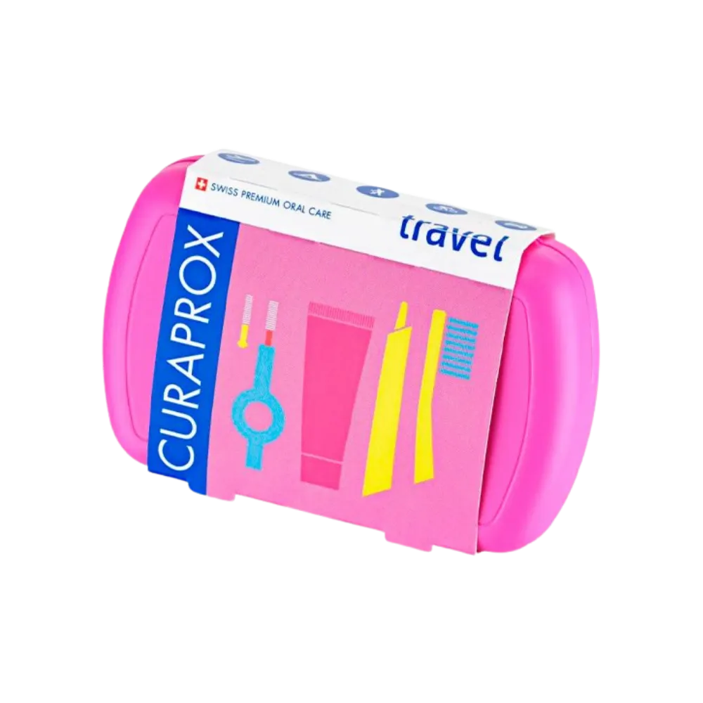 Curaprox Viagem Kit Challenger Rosa