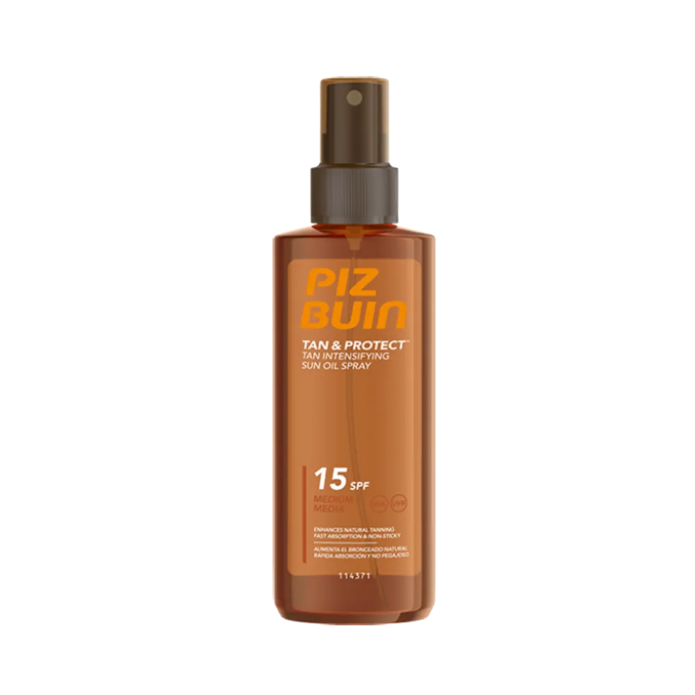 Piz Buin Tan Protect Huile en spray accélératrice de bronzage SPF 15 150 ml