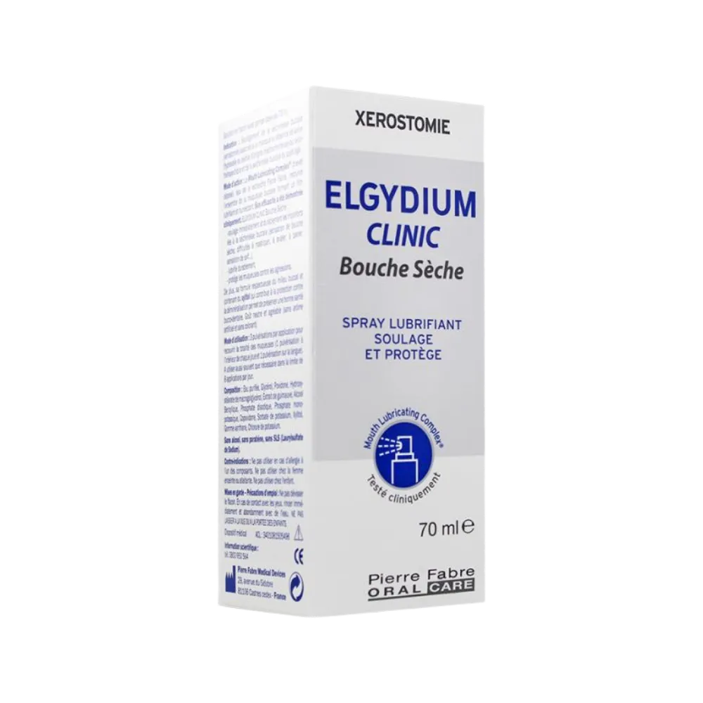 Elgydium Clinic Xeros Spray Boca Seca 70ml