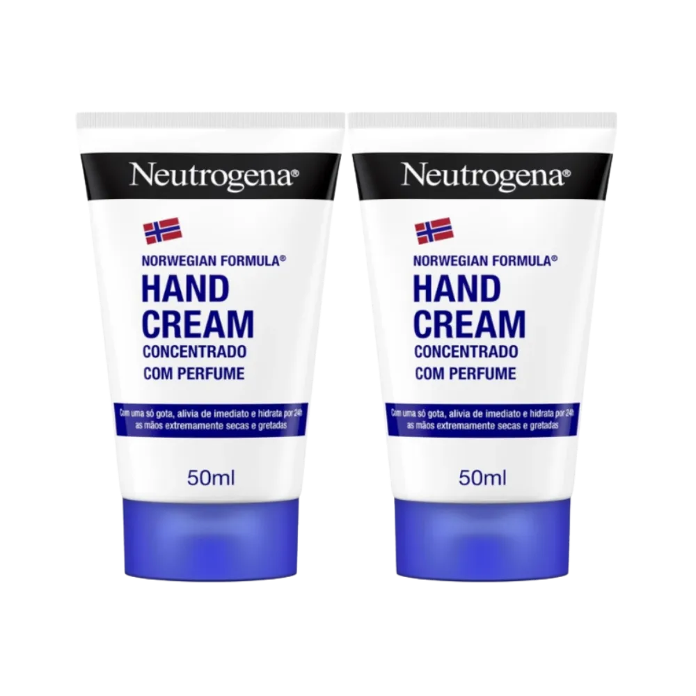 Neutrogena Crema de manos concentrada con perfume, 50 ml x 2