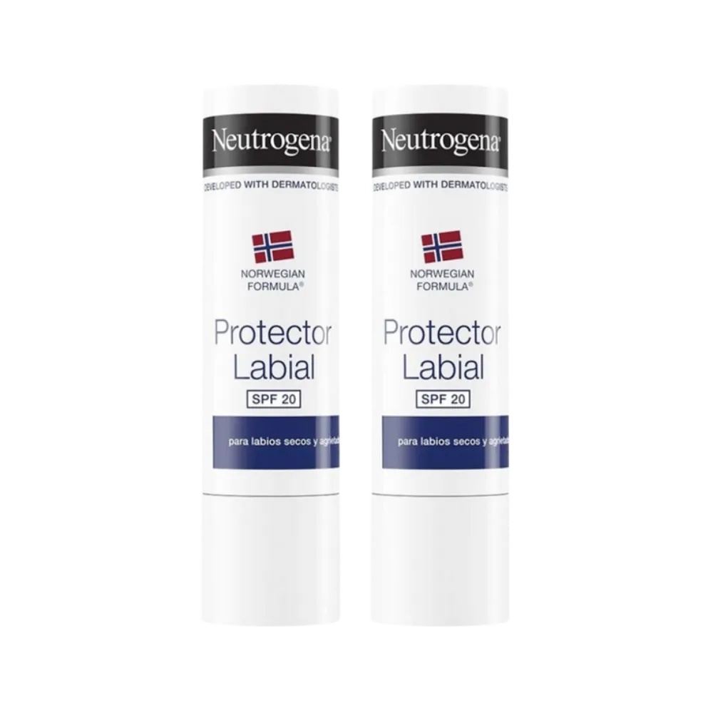Neutrogena Stick à lèvres SPF 20, lot promotionnel 2 x 4,8 g