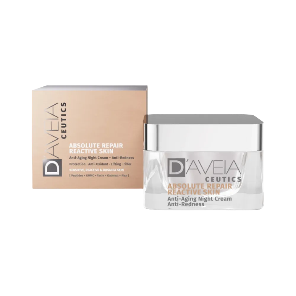 D&rsquo;Aveia Ceutics Crème réparatrice absolue pour peaux réactives, 50 ml
